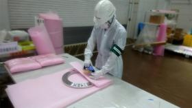 部材の梱包作業