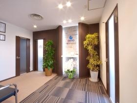 豊中本社の受付です。