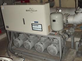 加圧給水ポンプユニット