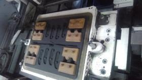 空洞部分の構成次第で複雑な鋳物部品が出来上がります