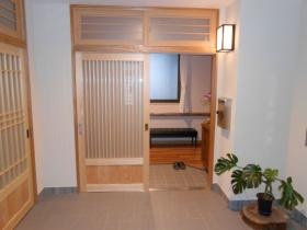 ユニットの玄関