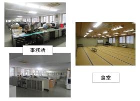 事務所、食堂
