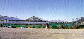 敷地面積が約５０００坪ある、グリーンマーケット富山南店です