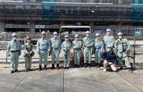 現場見学～集合写真