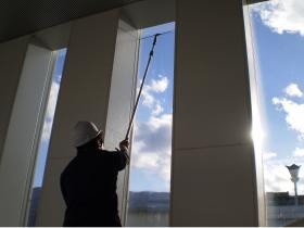 ガラスクリーニング