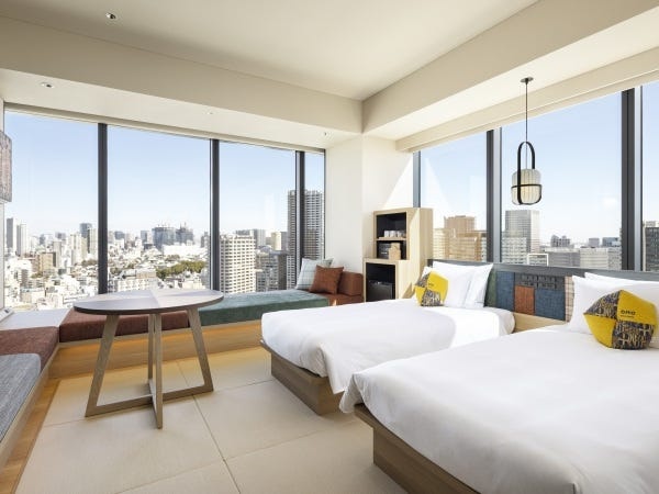 客室は14階～20階に位置しているので、綺麗な景色を観ながら気持ちよくお仕事ができます！