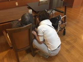 入居者様との楽しいひととき