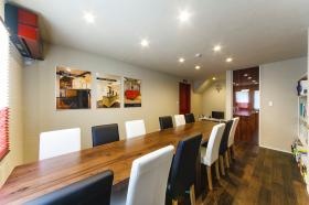 事業所の打合せ室