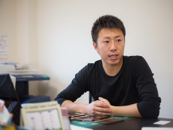 代表の阿部勝太氏。震災をきっかけに、水産業を変化すべく奔走中。