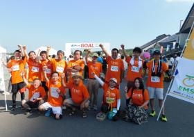 マラソン同好会の活動（安比リレーマラソン）