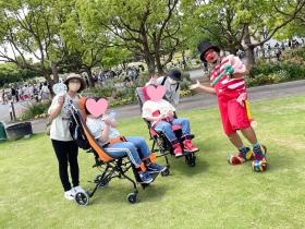 移動支援でガーデンパークに来ました！
