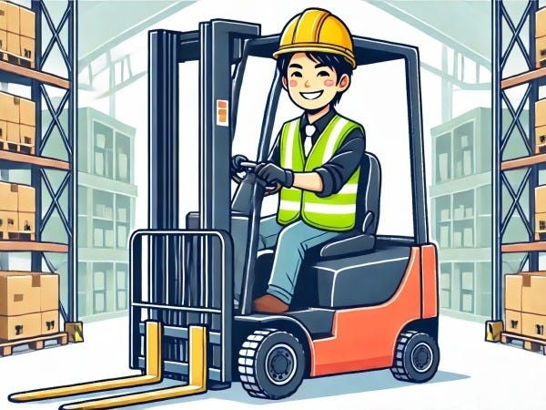 フォークリフトオペレーター・フォークリフト（週払い可能）