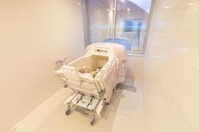 最新式の機械浴完備