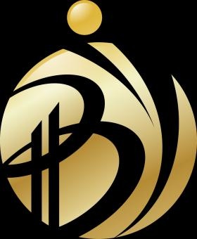 イニシャル（Ｂ・Ｊ）と不動産（建物）をモチーフにしたロゴです