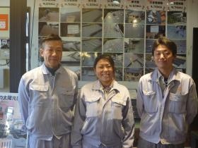 少し以前の写真、高橋電気のスタッフです