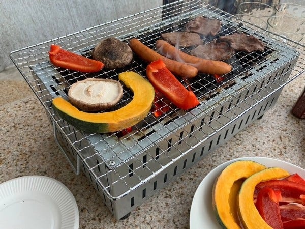 【BBQ】元警察官＋男女共に20～40代が中心なので、割とアウトドアが好きな方が多く、会社主導ではなくメンバー同士での企画、開催もしています