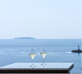 目の前が海のホテルです。