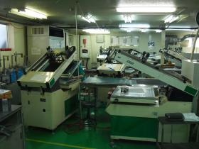 シルクスクリーン印刷工場