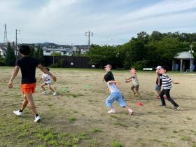 公園を使ってカリキュラムもしています
