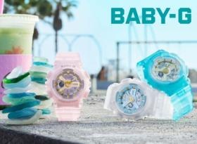 夏の女性に人気の可愛らしいベビーＧ。