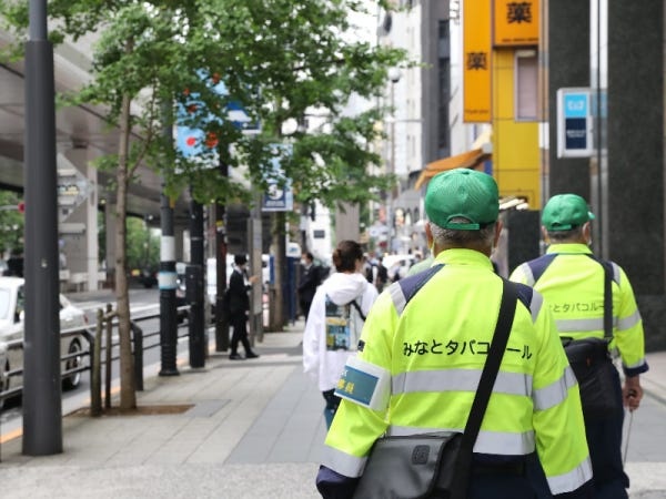 喫煙指導員（力仕事は一切なし・語学力も必要なし）