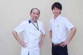 グループリーダー・院長（左）、社長（右）