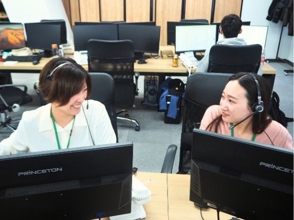 何かあったら隣の先輩とかに「すいません、、ちょっといいですか…？」なんて聞いてもらってOK！わからない所はご遠慮なく効ける環境です☆彡