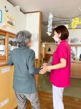 看護師とご入居者