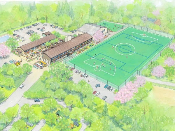 新規宿泊施設完成図です。新しい施設で一緒に働きましょう。