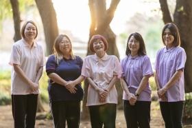 研修でスキルや知識を高めており、上位資格取得を応援します。