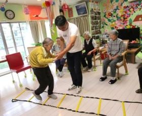 レクリエーションをしながら心身の機能保持をしています！