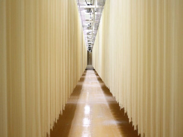 乾燥室の画像です。加えた水分は、この乾燥室ですべて乾燥されます。