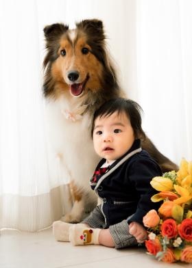 ペットフォトと一緒に写真が撮れる写真館！