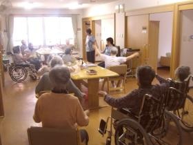 毎日の体操の様子