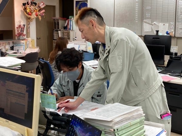 一般事務・測量士のサポート業務（WワークOK）