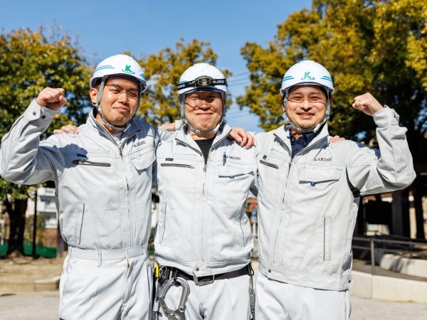 一緒に働くメンバーです！