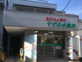 店舗入り口左側の通路奥に、駐輪場と休憩室があります。