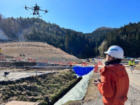 現場風景（ドローン）