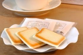当社の主力商品「安田牛乳ラングドシャー」新潟県のお土産菓子