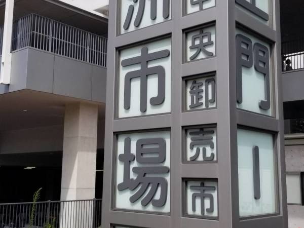 世界一とも言われる豊洲市場です。