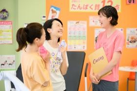 会員さんとフレンドリーにお話し