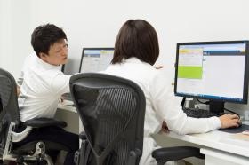 ＰＣ作業の様子