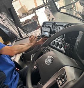 取付作業の様子