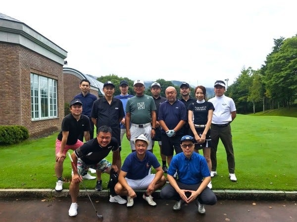 会社全体でのゴルフコンペ！