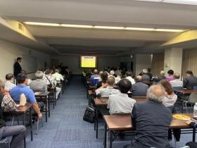 全社員での交通安全・事故防止研修会。