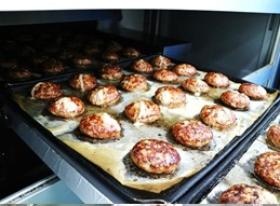 ハンバーグ焼成後