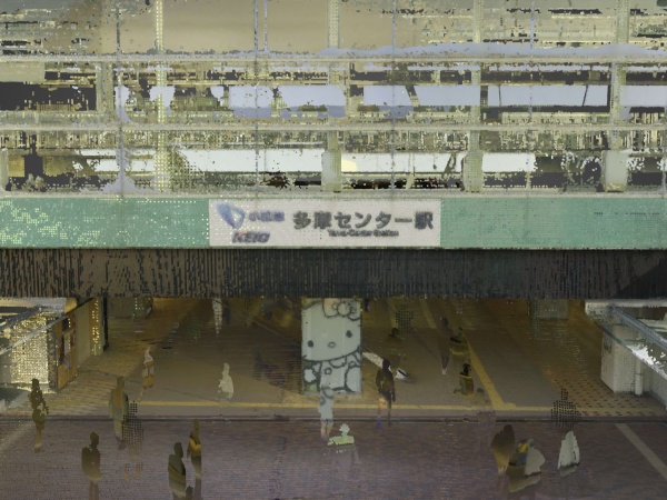 多摩センター駅の３Dデータです。