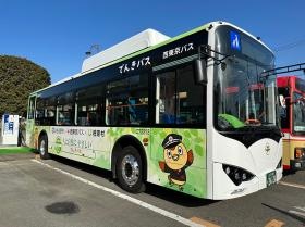 都内初の電気バスを導入するなど新しい取り組みに積極的です