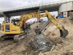 護岸工事・造成等の重機土工の場でも活躍しています！