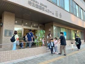 七夕 各施設で笹を出します